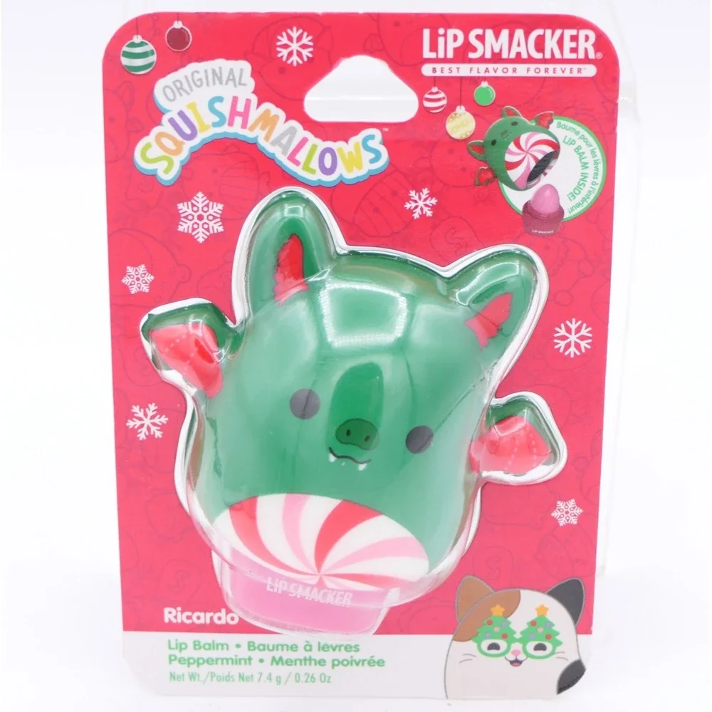 Lip Smacker x Original Squishmallows Ricardo Lip Balm Peppermint Scent 0.26 oz